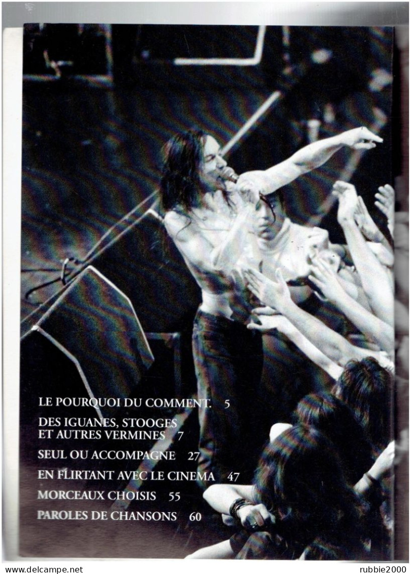 IGGY POP COLLECTION IMAGES DU ROCK 1995 HISTORIQUE PHOTOS PAROLES DE CHANSONS - Musique