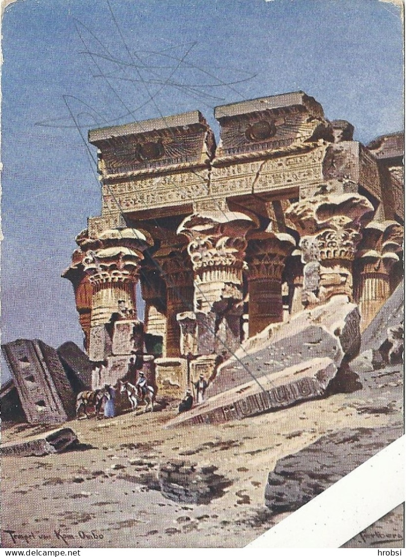 Israël,  Illustrateur Perlberg F, ,le Temple De Kom-Ombo - Perlberg, F.