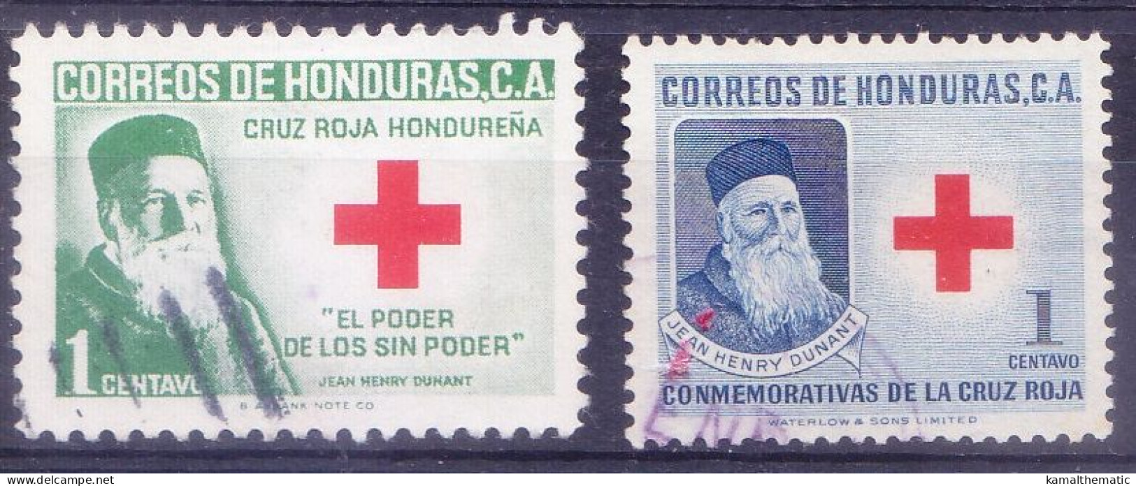 Honduras 1959 + 64 Used, Red Cross, Henry Dunant - Henry Dunant