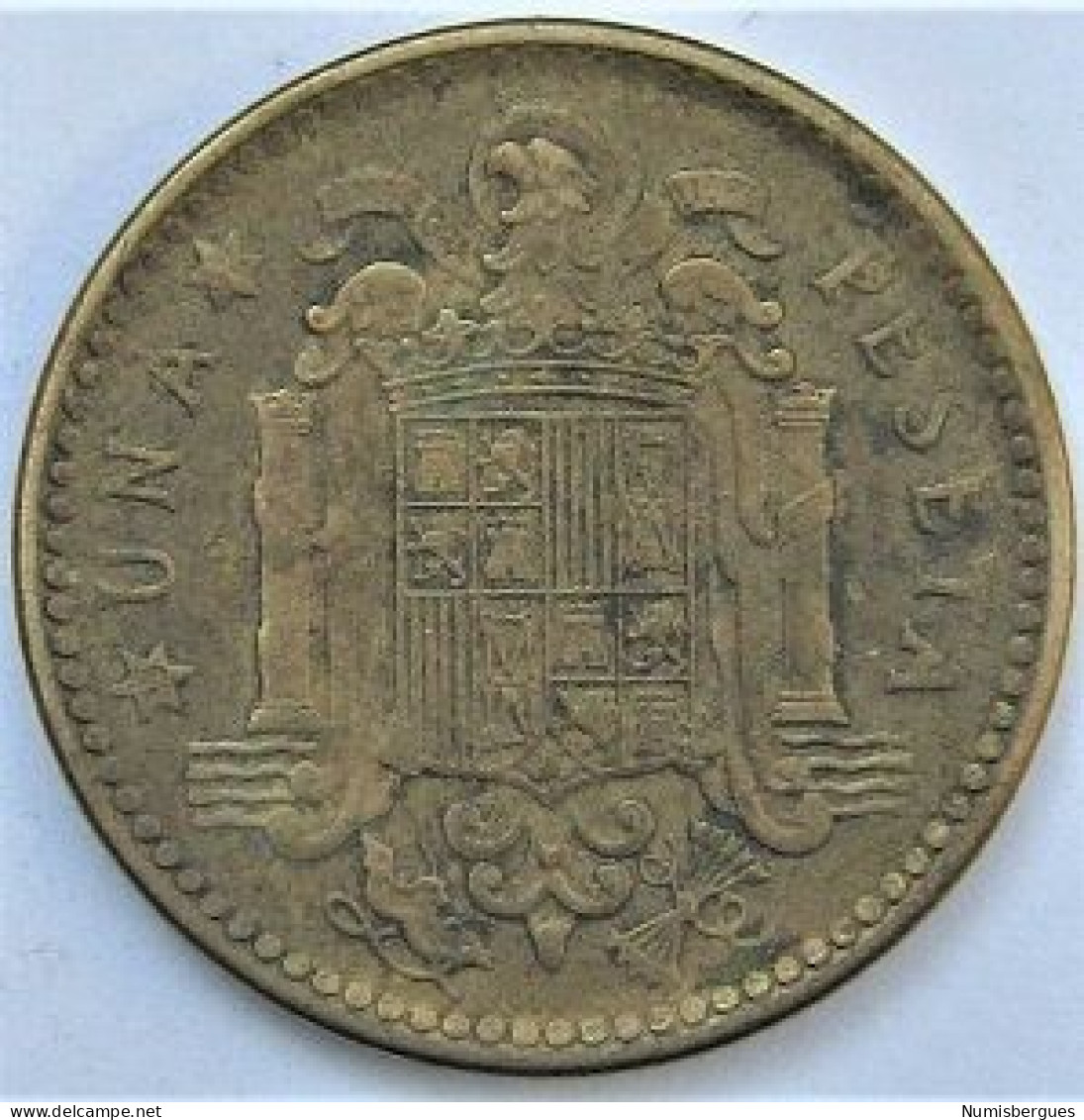 Pièce De Monnaie 1 Peseta 1956 - 1 Peseta