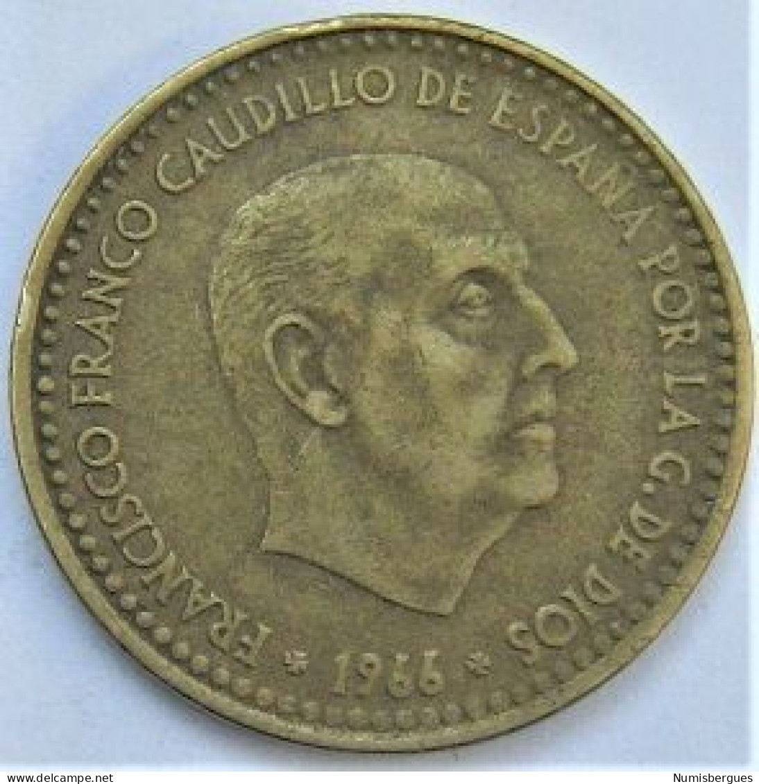 Pièce De Monnaie 1 Peseta 1967 - 1 Peseta