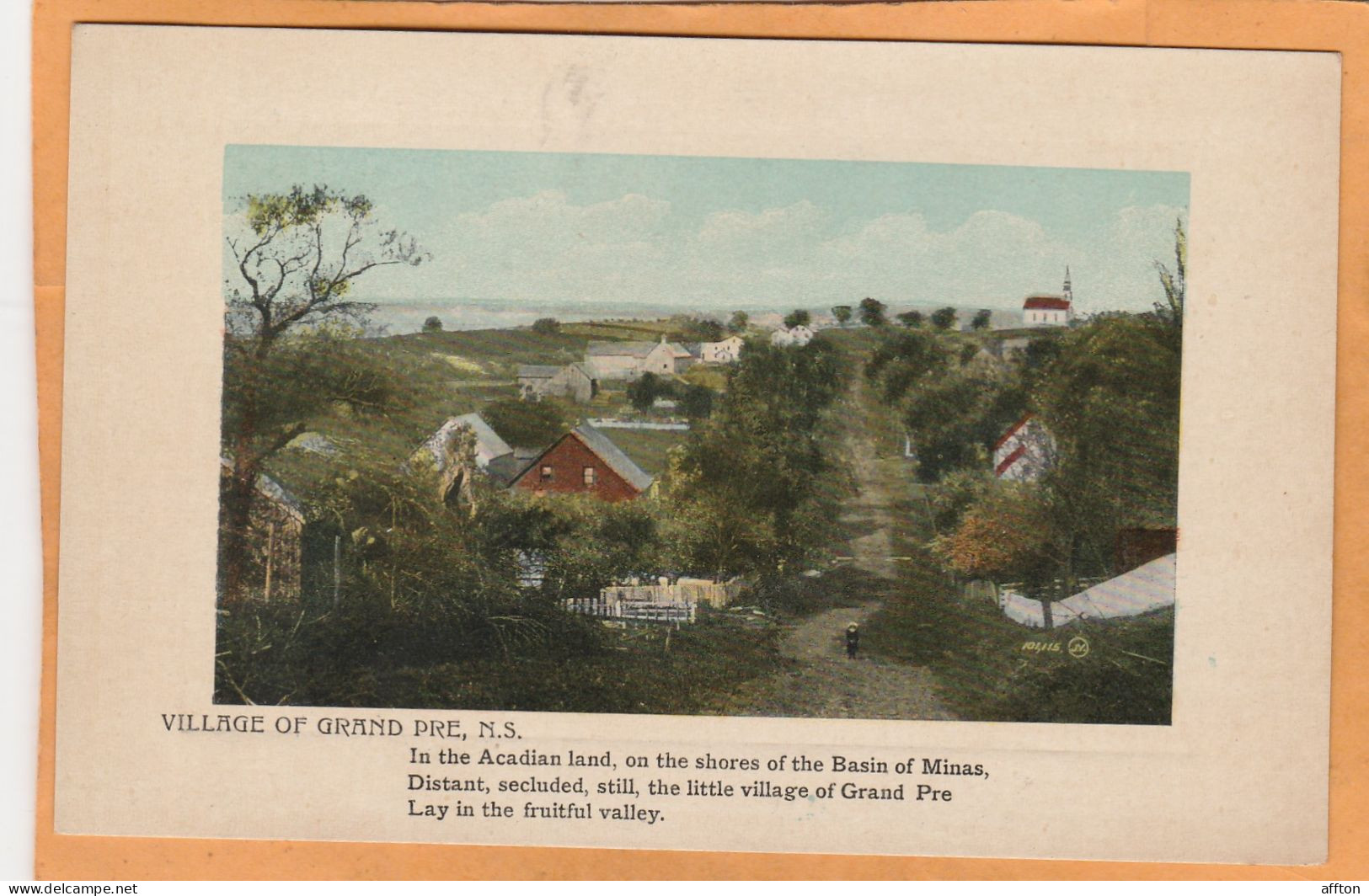Grand Pre Nova Scotia Canada Old Postcard - Autres & Non Classés
