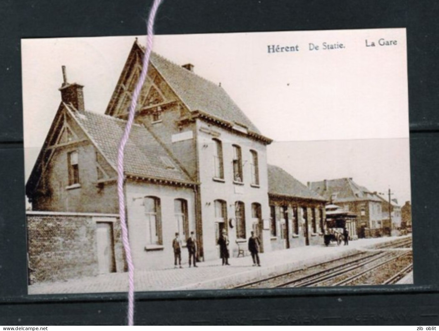 PHOTO HERENT VLAAMSE BRABANT STATION STATIE REPRO - Herent