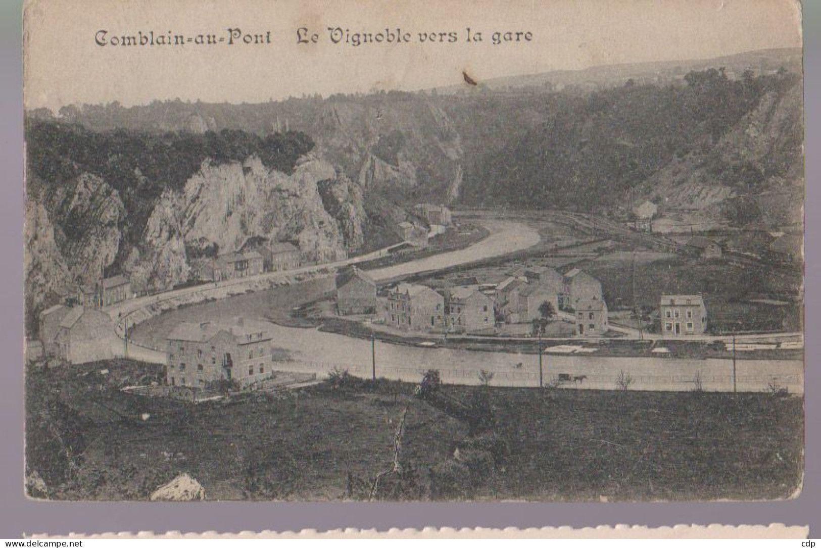 Cpa  Comblain-au-pont   Vers Gare   1920 - Comblain-au-Pont