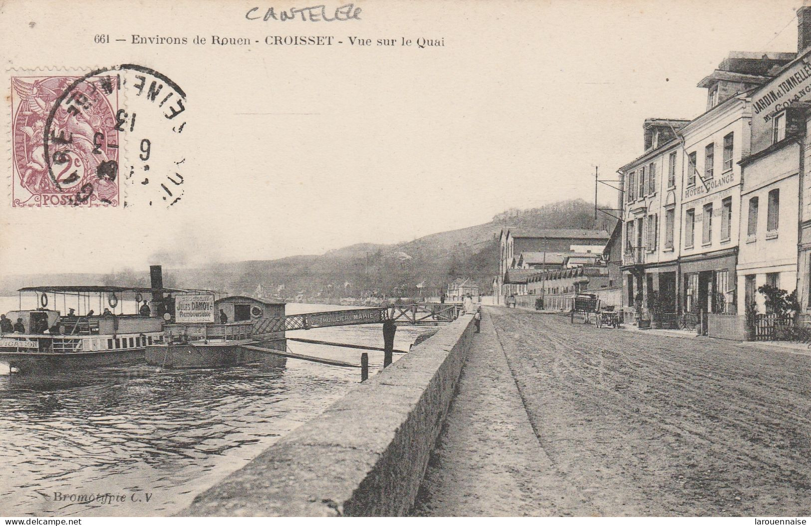 76 - CROISSET - Vue Sur Le Quai - Canteleu