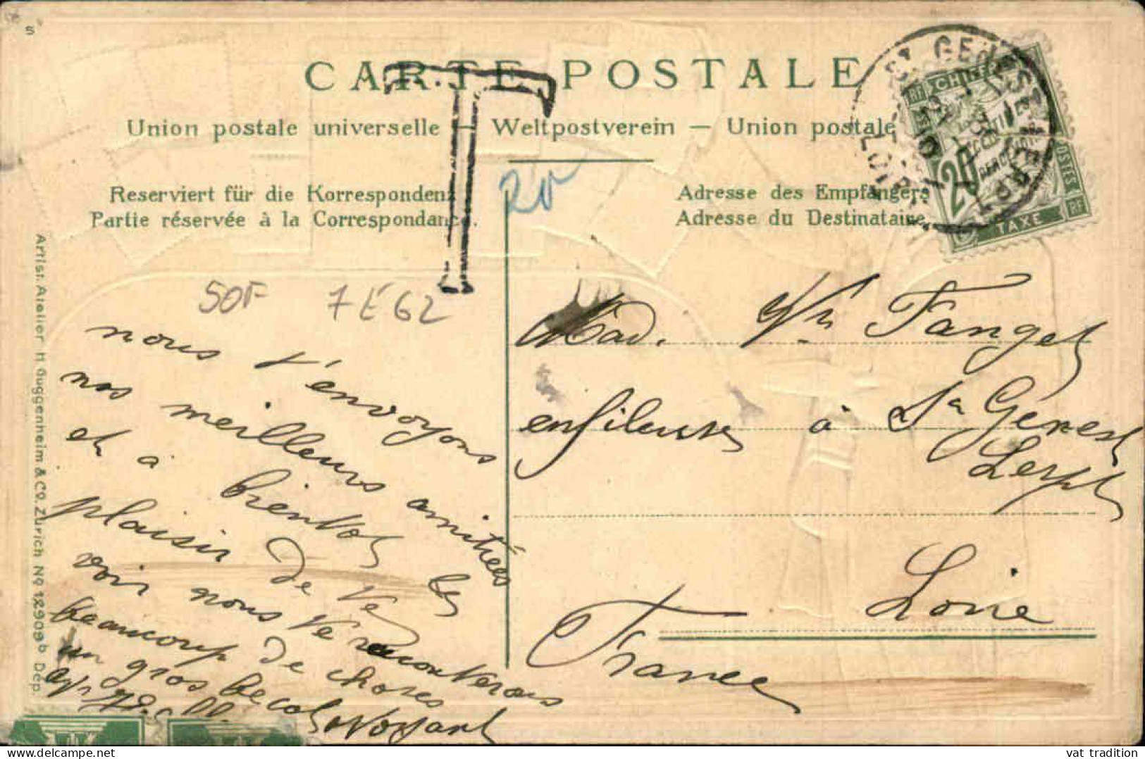 PHILATÉLIE - Carte Postale Avec Représentation De Timbres De Suisse - L 146393 - Timbres (représentations)