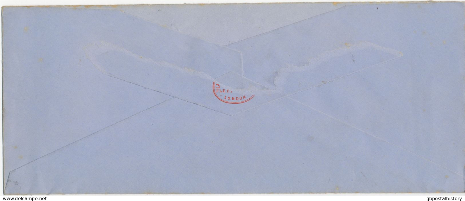 GB 1899, Large Envelope (backflap Missing, Partly Stained) Franked With Sound Used 1d Lilac Tied By Nice Hooded Circle - Covers & Documents