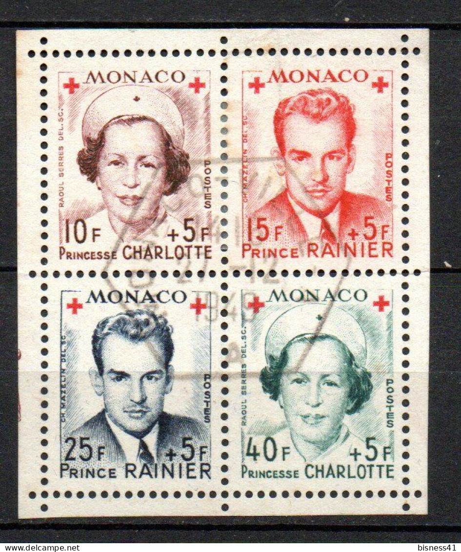 Col33 Monaco 1949 N° 334A à 337A Oblitéré Cote : 68,00€ - Used Stamps