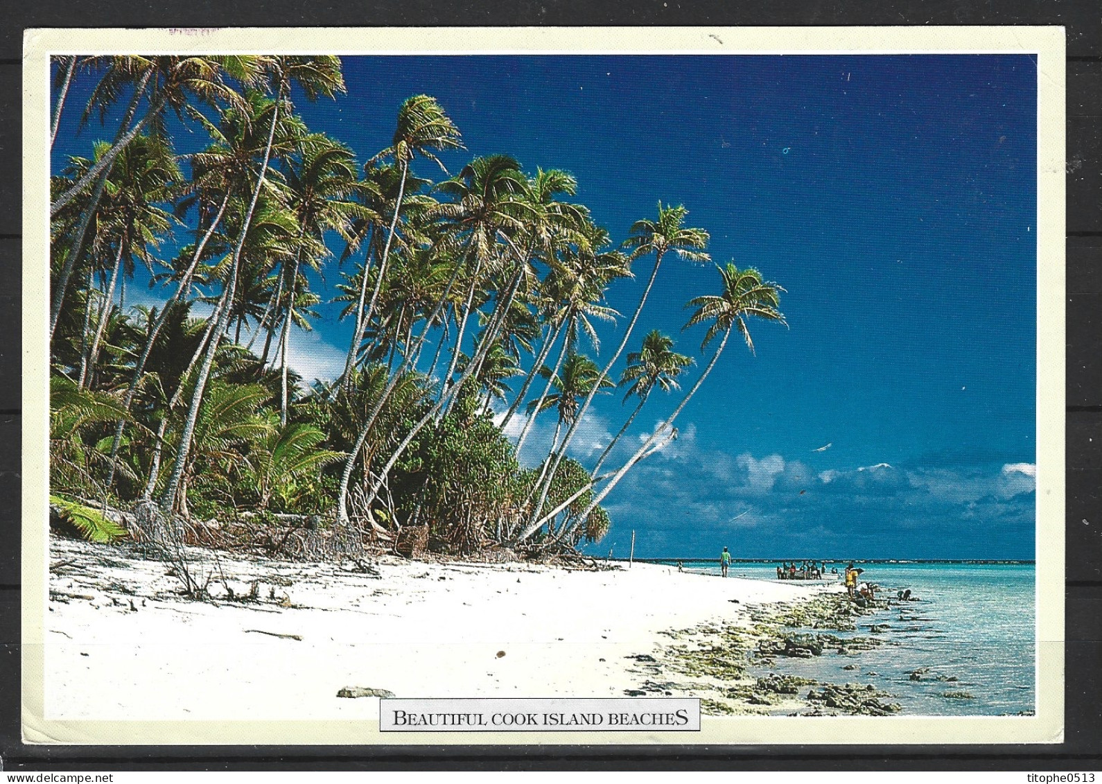 COOK. Carte Postale écrite. Beautiful Cook Islands Beaches. - Islas Cook