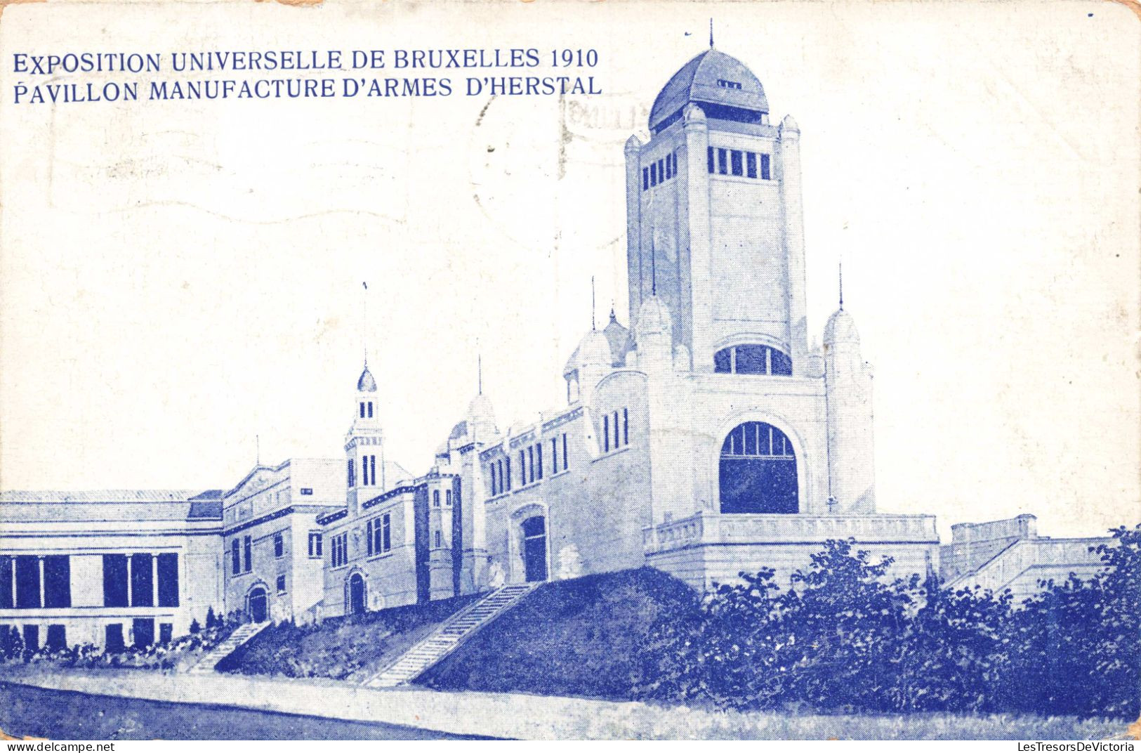 BELGIQUE - Exposition Universelle De Bruxelles 1910 - Pavillon Manufacture D'armes D'Herstal - Carte Postale Ancienne - Universal Exhibitions