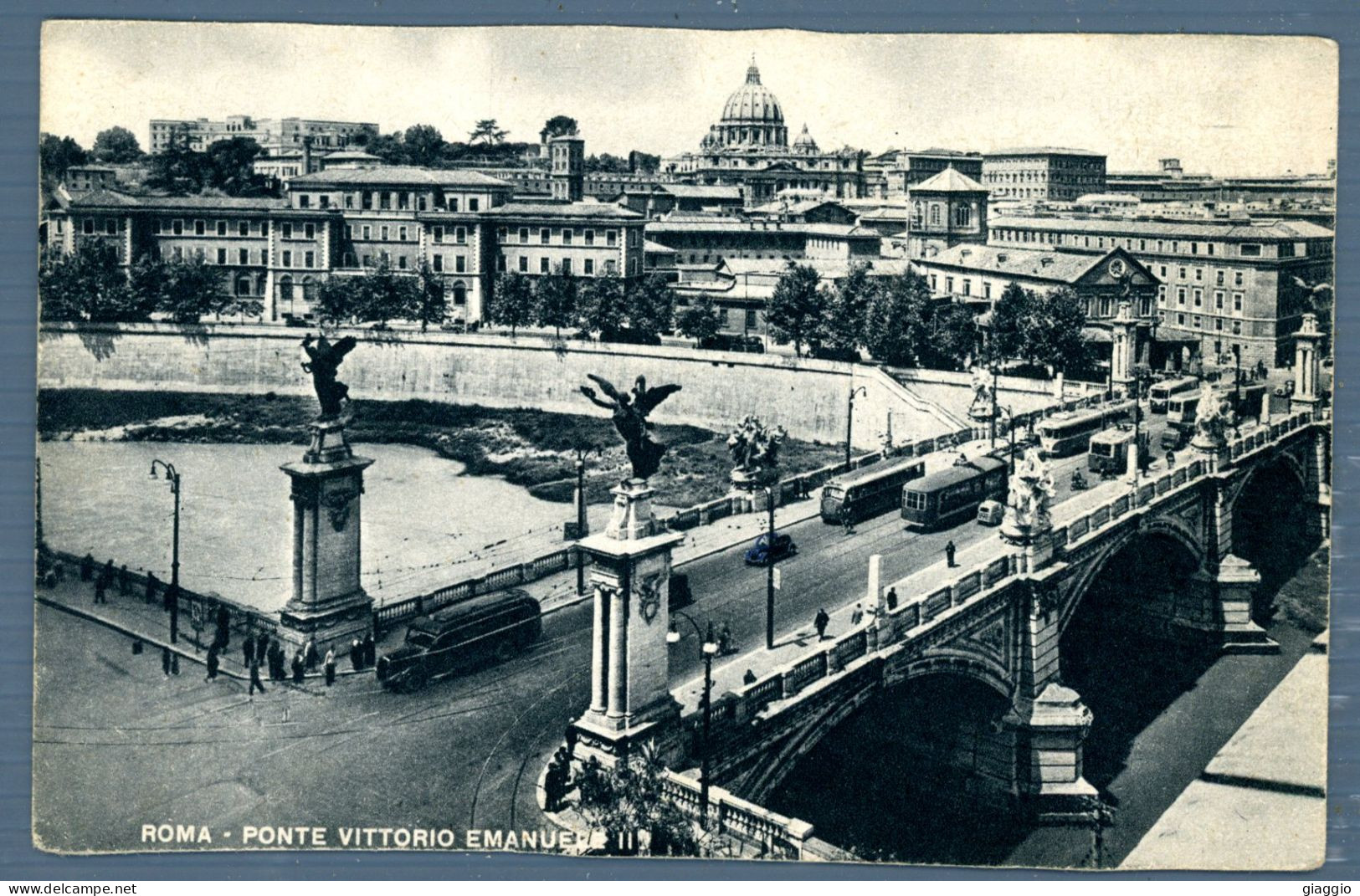 °°° Cartolina - Roma N. 2387 Ponte Vittorio Emanuele Ii Formato Piccolo Viaggiata °°° - Pontes