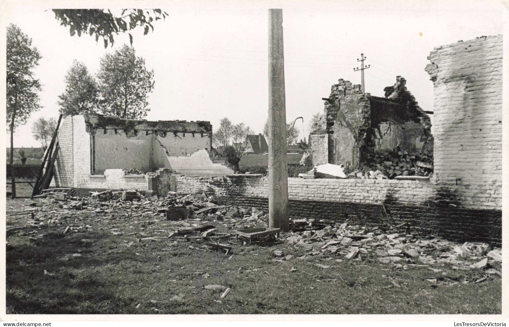 BATIMENT - Ruines D'une Maison - Carte Postale Ancienne - Andere & Zonder Classificatie