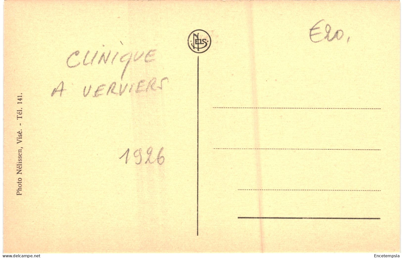 CPA Carte Postale  Belgique Verviers Clinique  Avenue Peltzer  1926? VM70514ok - Verviers