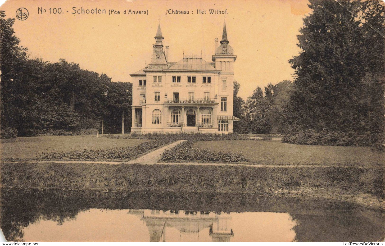 BELGIQUE - Schooten (Pce D'Anvers) - Château: Het Withof  - Carte Postale Ancienne - Schoten