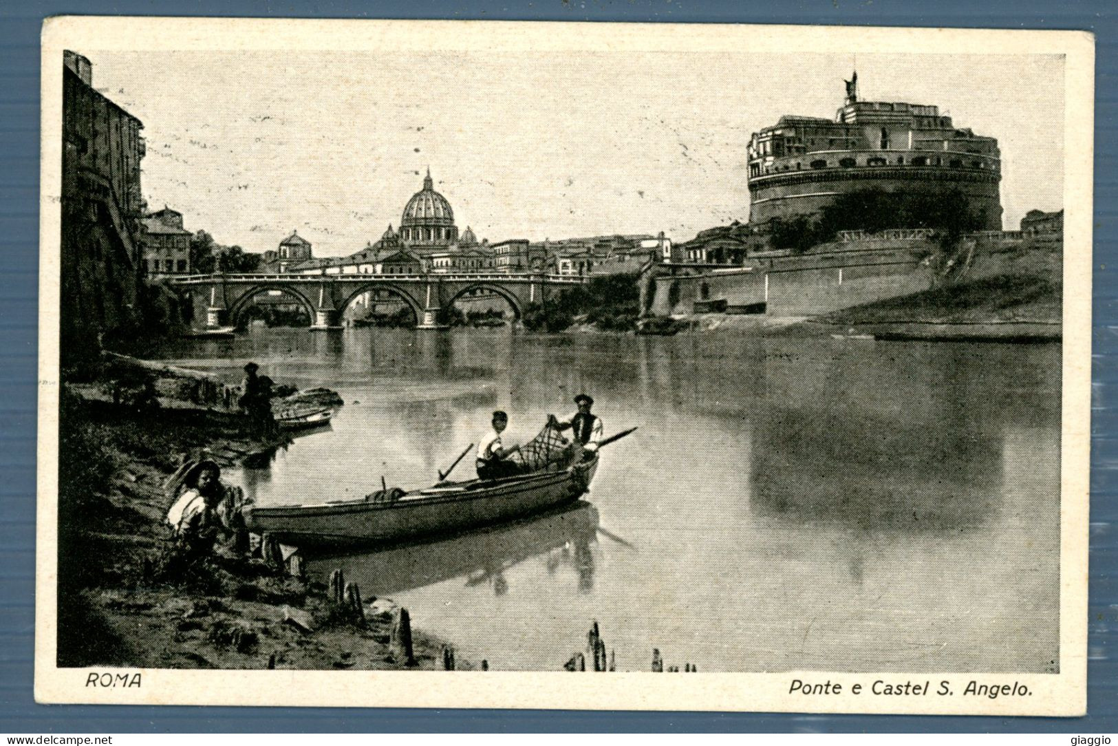 °°° Cartolina - Roma N. 2390 Ponte E Castel S. Angelo Formato Piccolo Viaggiata °°° - Ponts