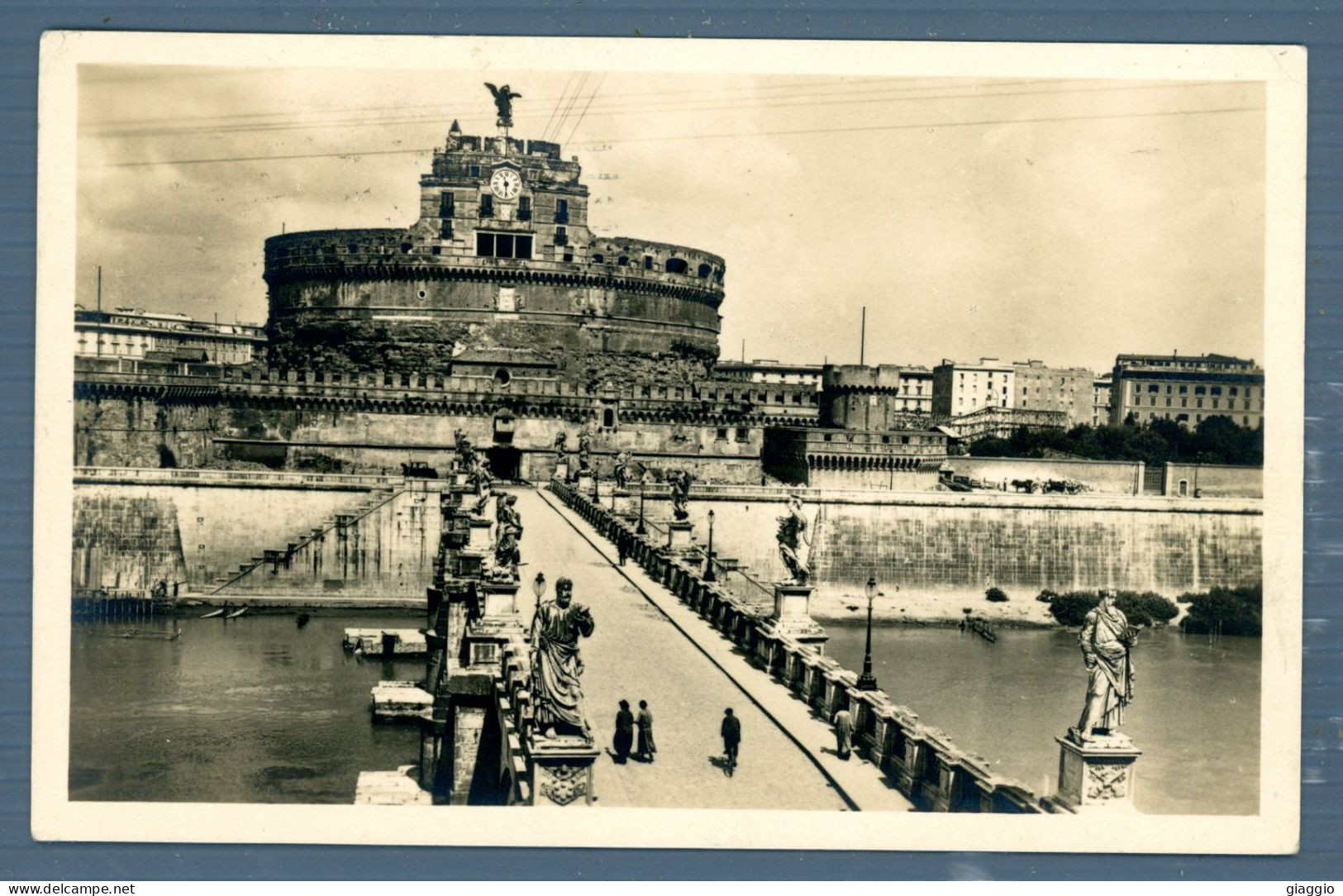 °°° Cartolina - Roma N. 2391 Ponte Elio E Castel S. Angelo Formato Piccolo Viaggiata °°° - Ponts