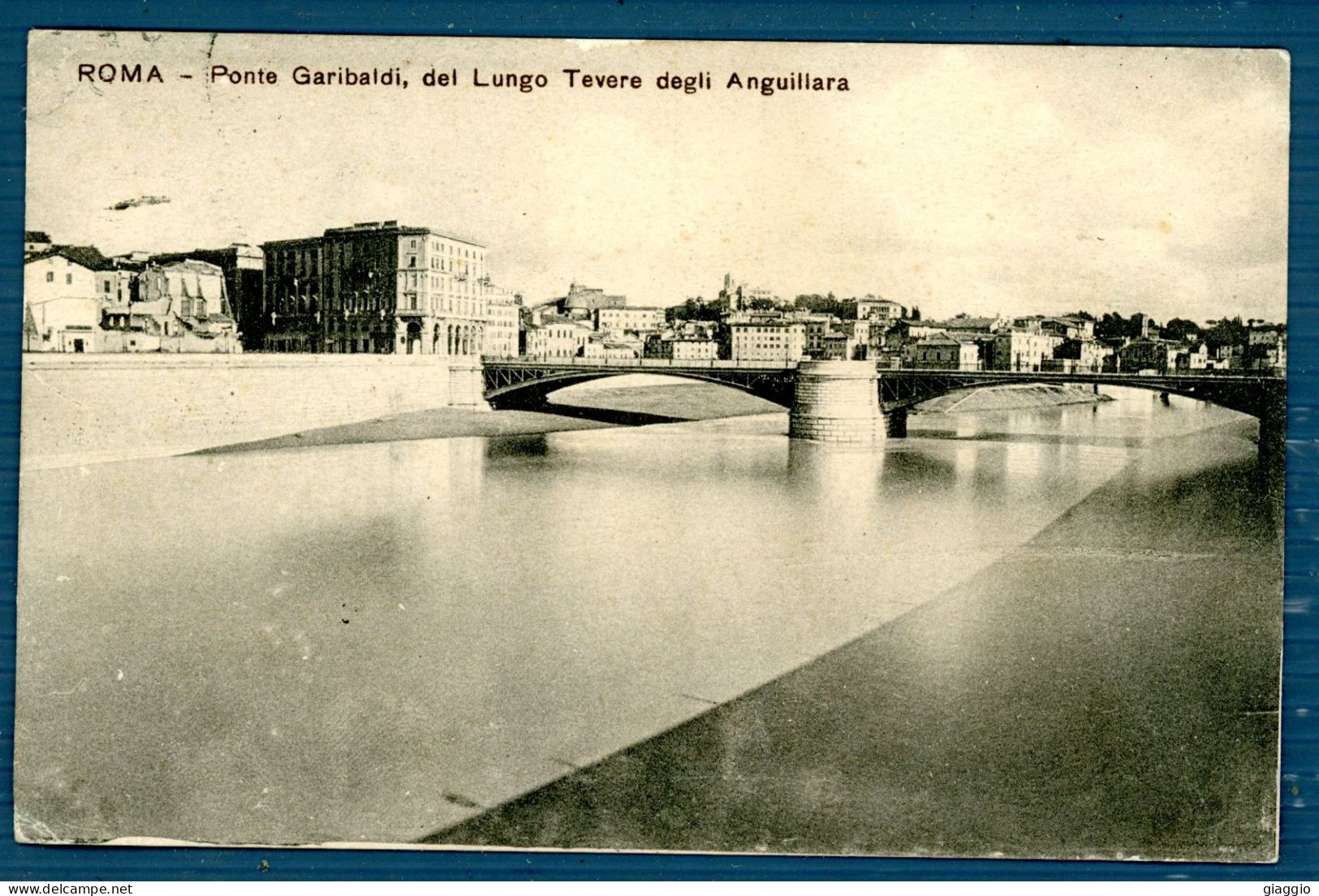 °°° Cartolina - Roma N. 2393 Ponte Garibaldi Formato Piccolo Viaggiata °°° - Pontes