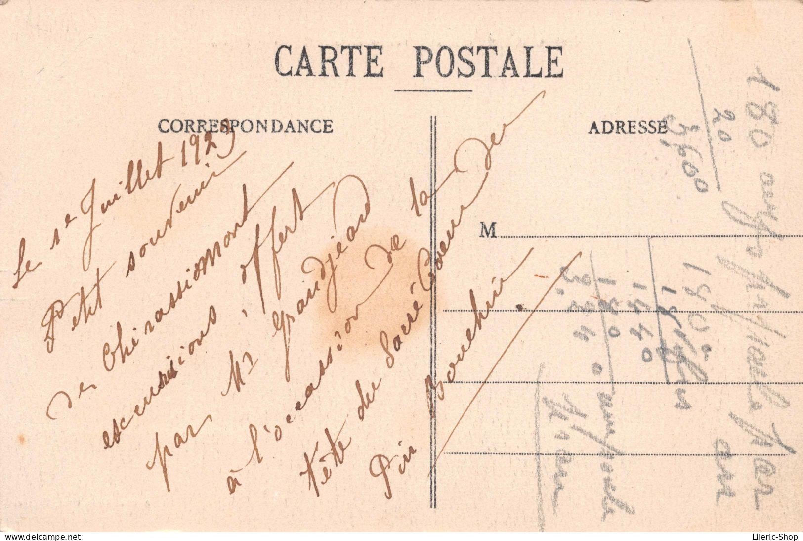 CHIRASSIMONT (Loire). Vue Générale - L'Église Et L'École - Cpa 1923 - A. Déal, Impédit., Tarare - Autres & Non Classés