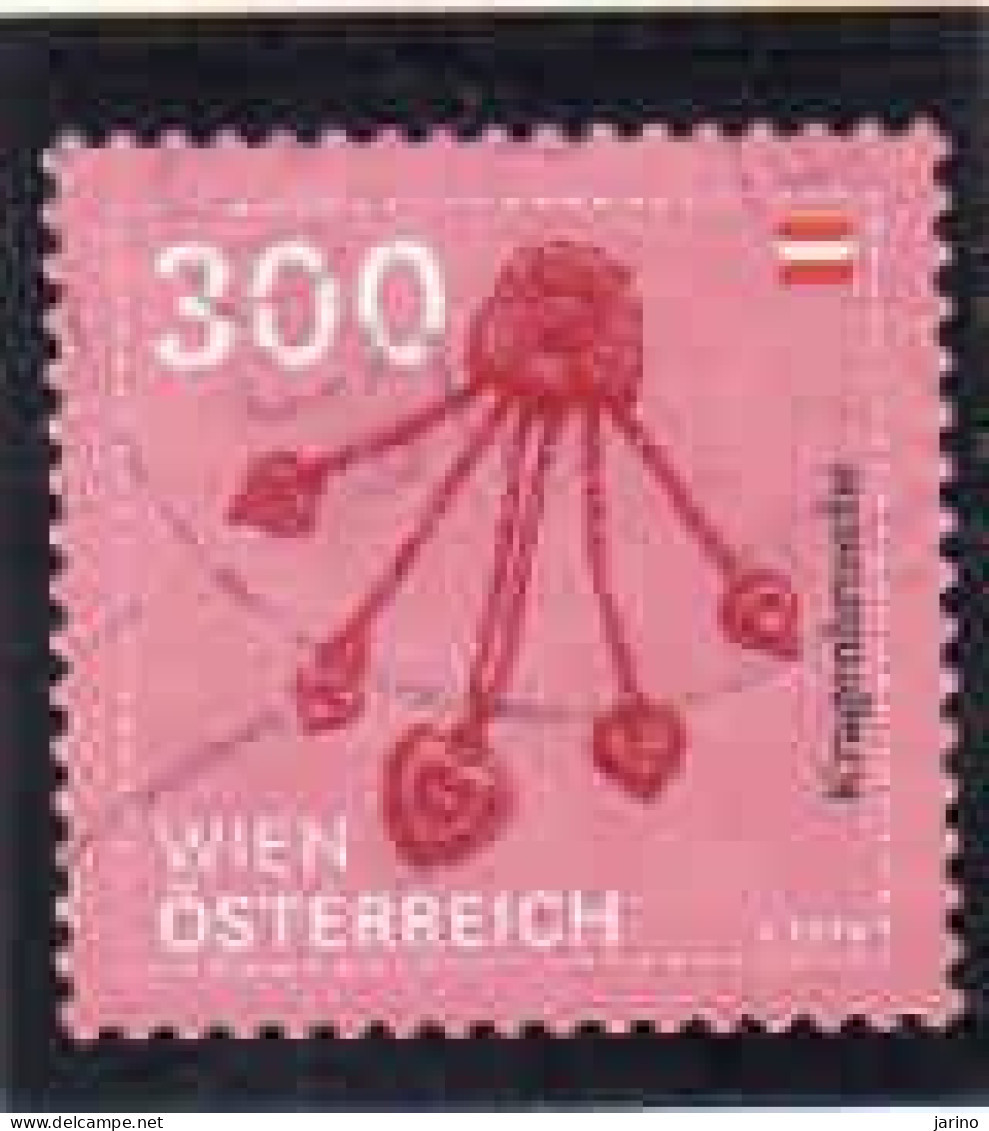 Austria Österreich 2022, Mi. 3689 Trachten – Beiwerk Und Auszier. Kragenbrosche 300, Wien, Gebraucht - Used Stamps