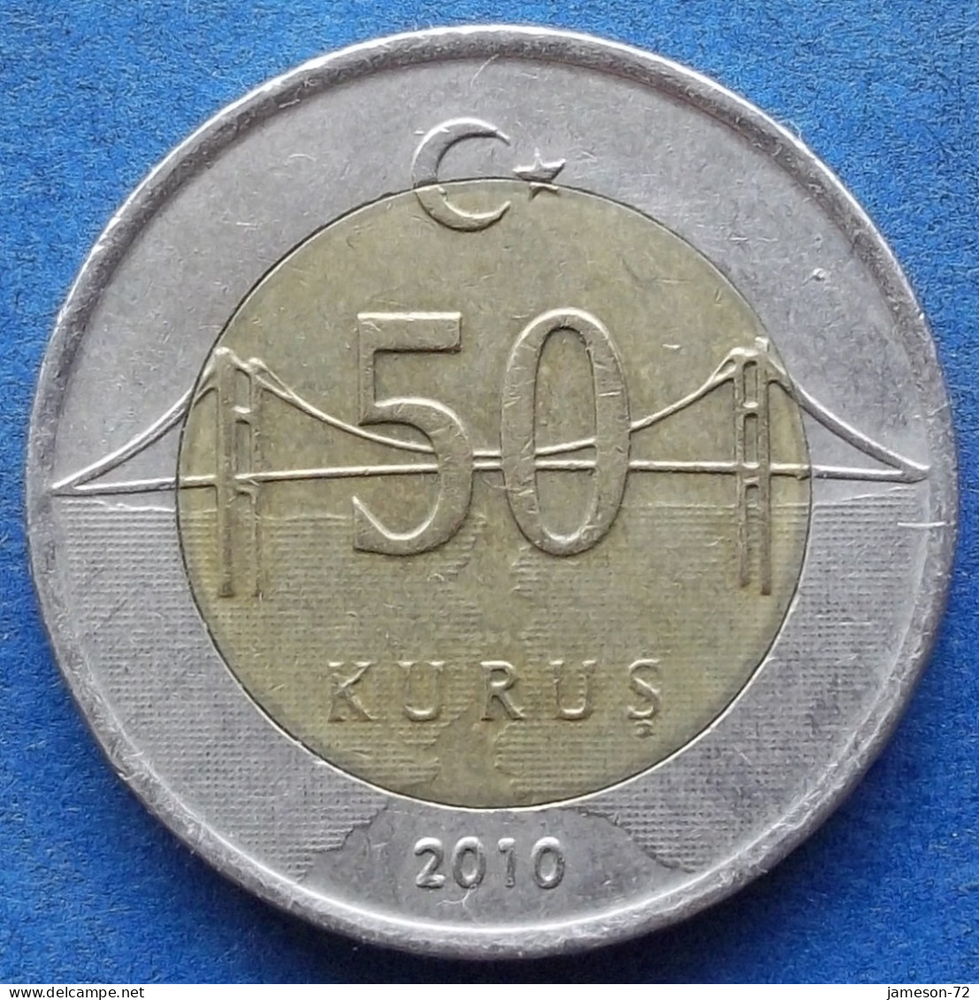 TURKEY - 50 Kurus 2010 KM# 1243 Monetary Reform (2009) - Edelweiss Coins - Turquie