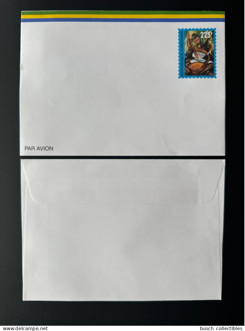 Gabon Gabun 1995 Mi. ? Entier Postal Ganzsache Stationery Par Avion 225F - Gabun (1960-...)