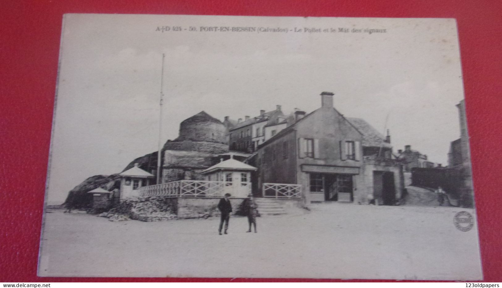 14 PORT EN BESSIN LE POLLET ET LE MAT DES SIGNAUX - Port-en-Bessin-Huppain