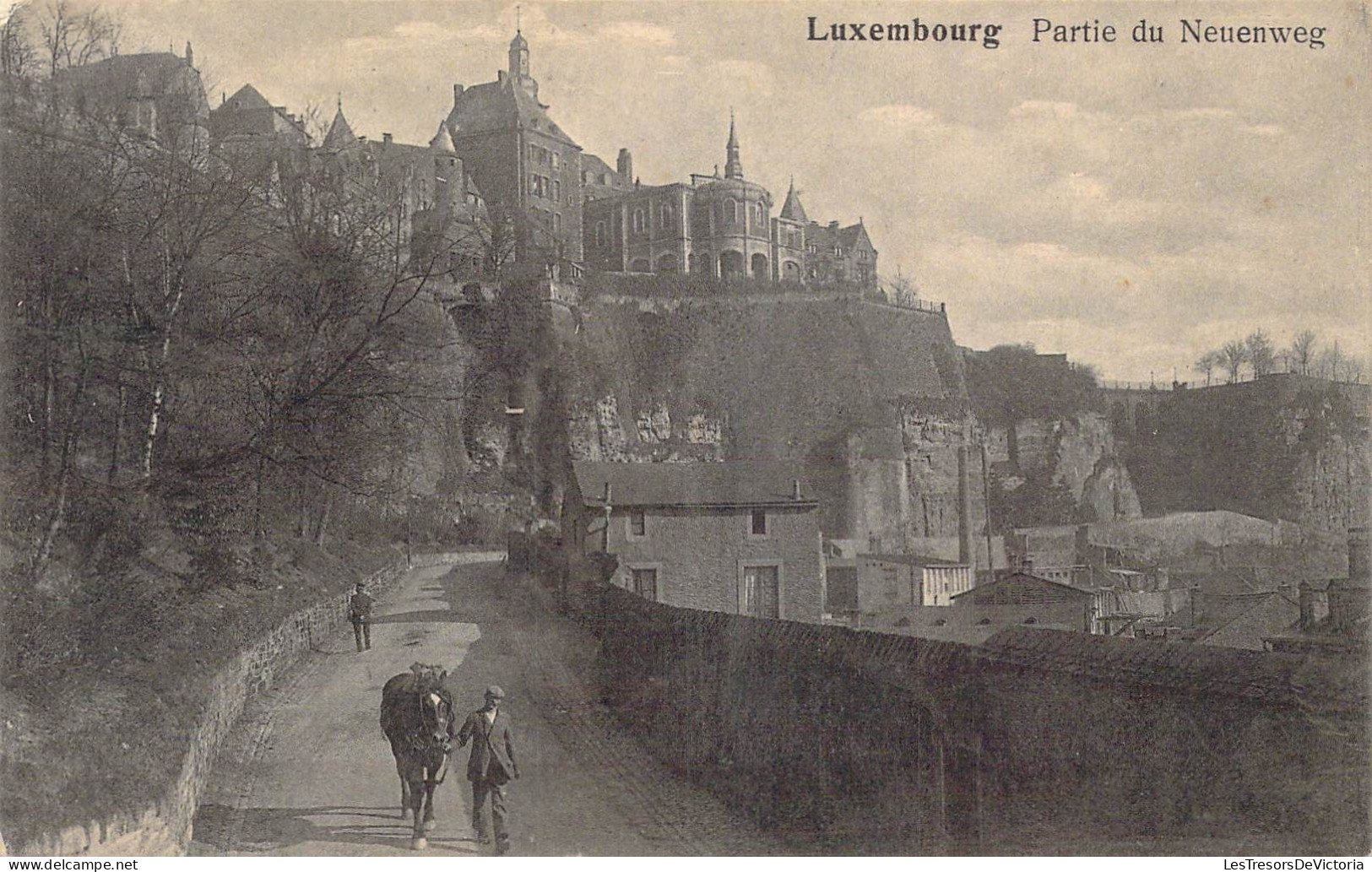 LUXEMBOURG - Partie Du Neuenweg - Carte Postale Ancienne - Luxemburg - Stadt