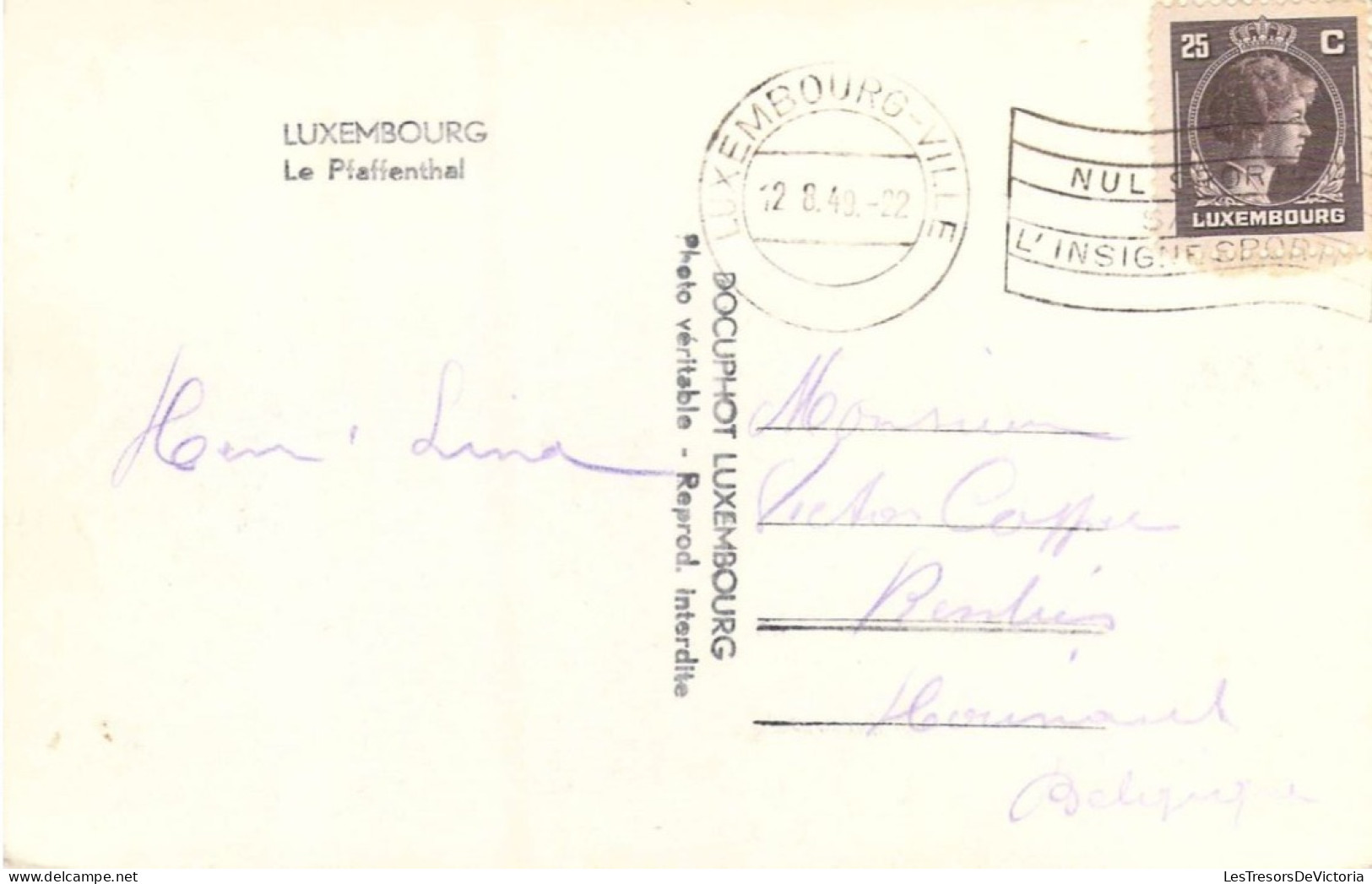 LUXEMBOURG - Le Pfaffenthal - Carte Postale Ancienne - Luxembourg - Ville