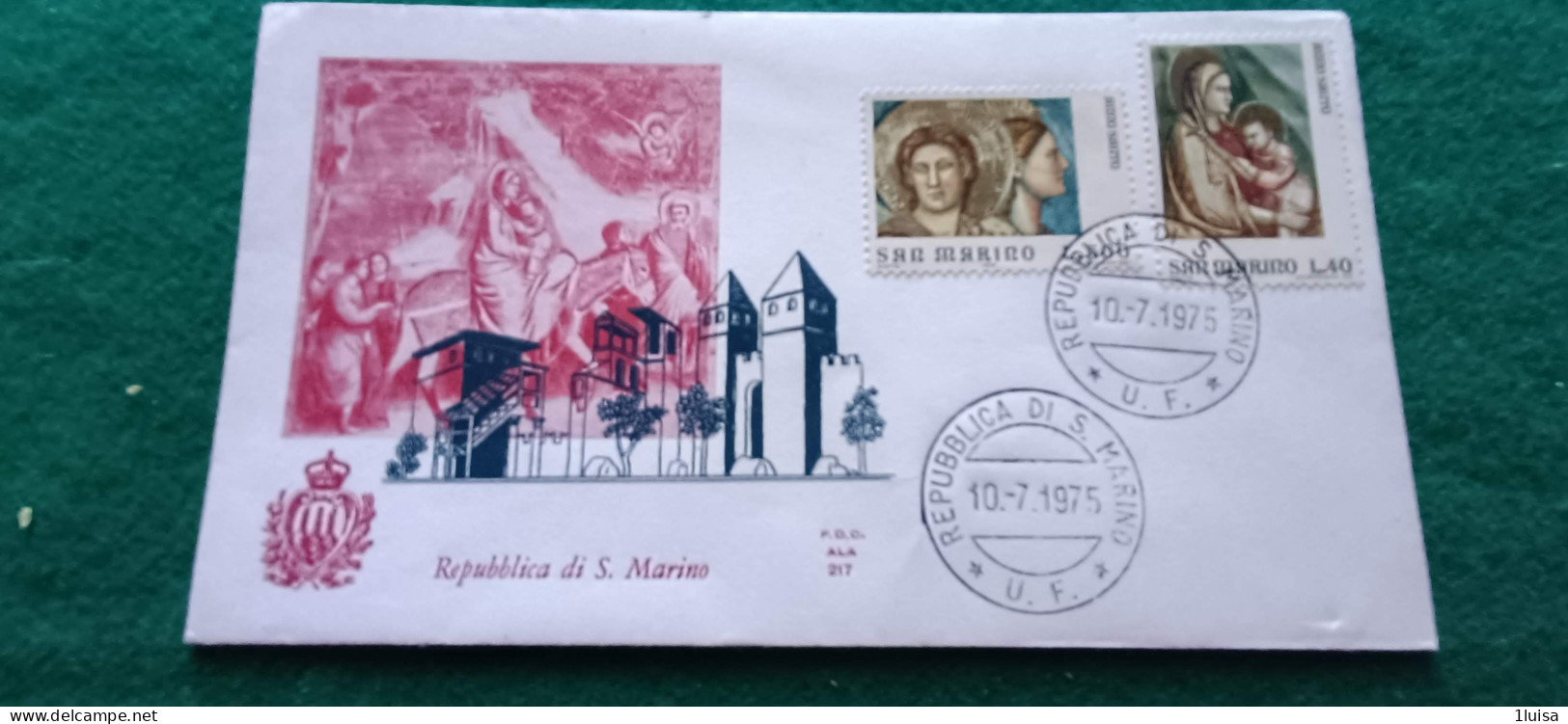 SAN MARINO 10/7/75 Anno Santo - Express Letter Stamps