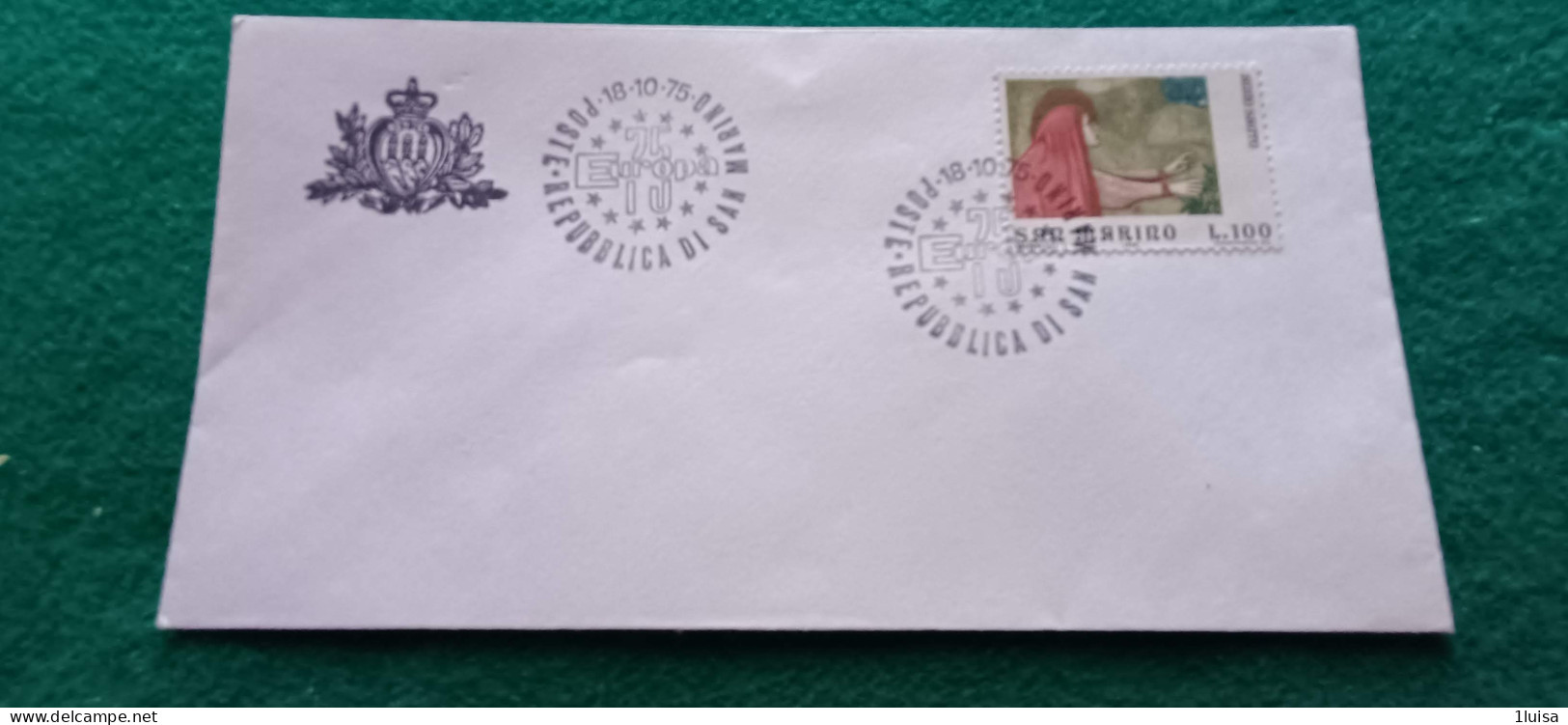 SAN MARINO 18/10/75 Europa - Express Letter Stamps