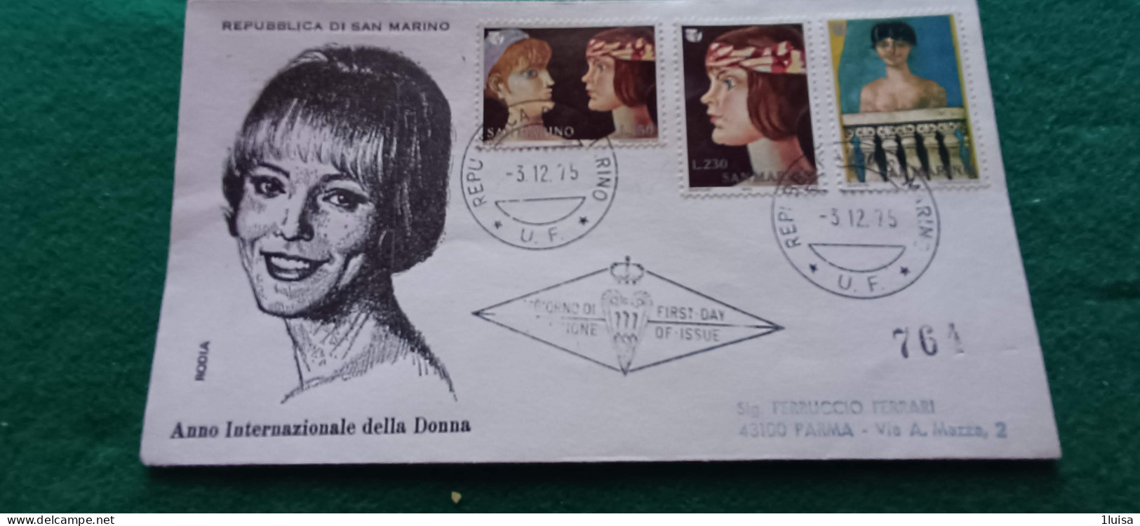 SAN MARINO3/12/75 Anno Internazionale Della Donna - Express Letter Stamps