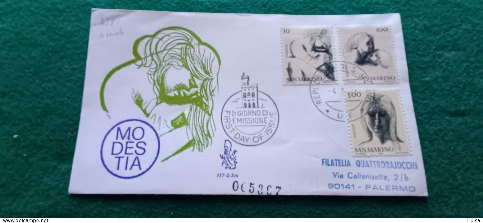 SAN MARINO 4/3/76 Modestia - Exprespost