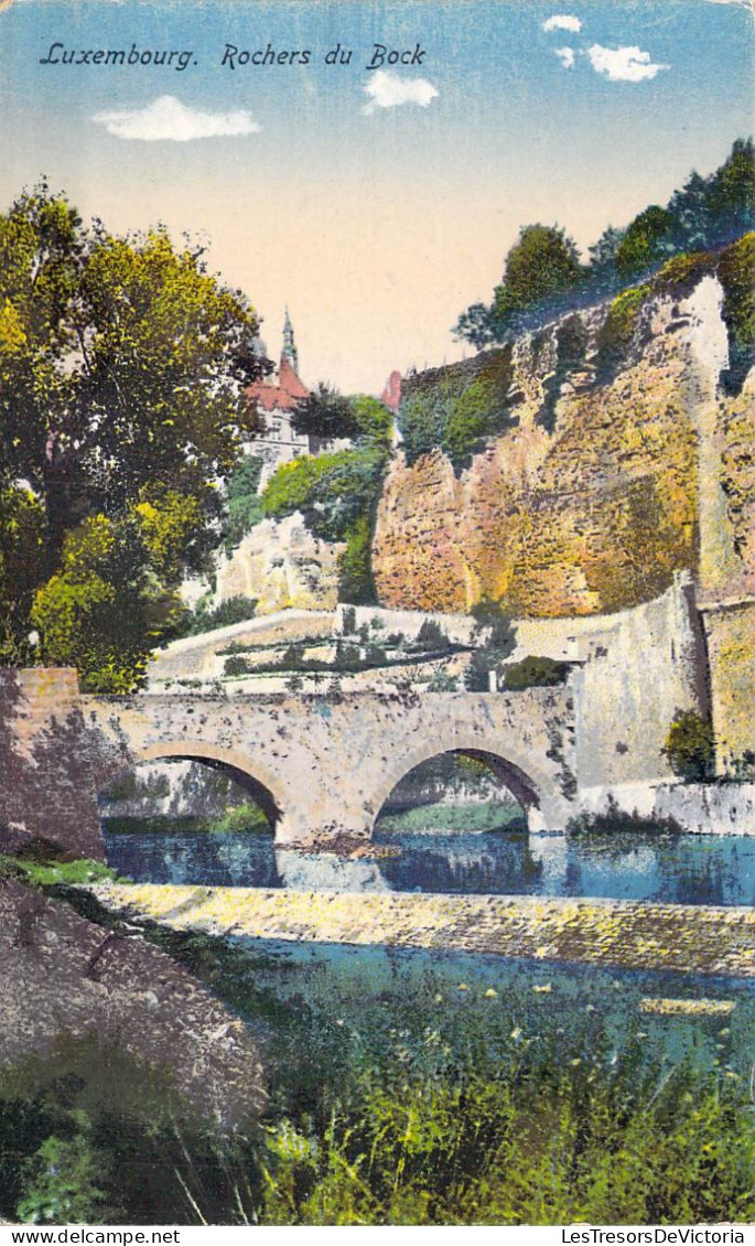 LUXEMBOURG - Rochers Du Bock - Carte Postale Ancienne - Luxembourg - Ville