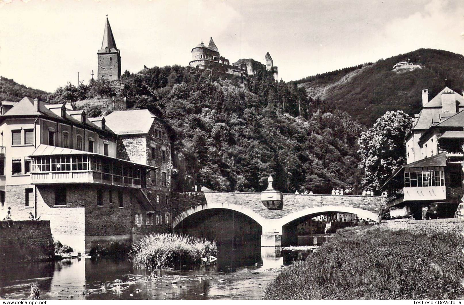 LUXEMBOURG - Vianden - Le Pont Et Le Château - Carte Postale Ancienne - Vianden