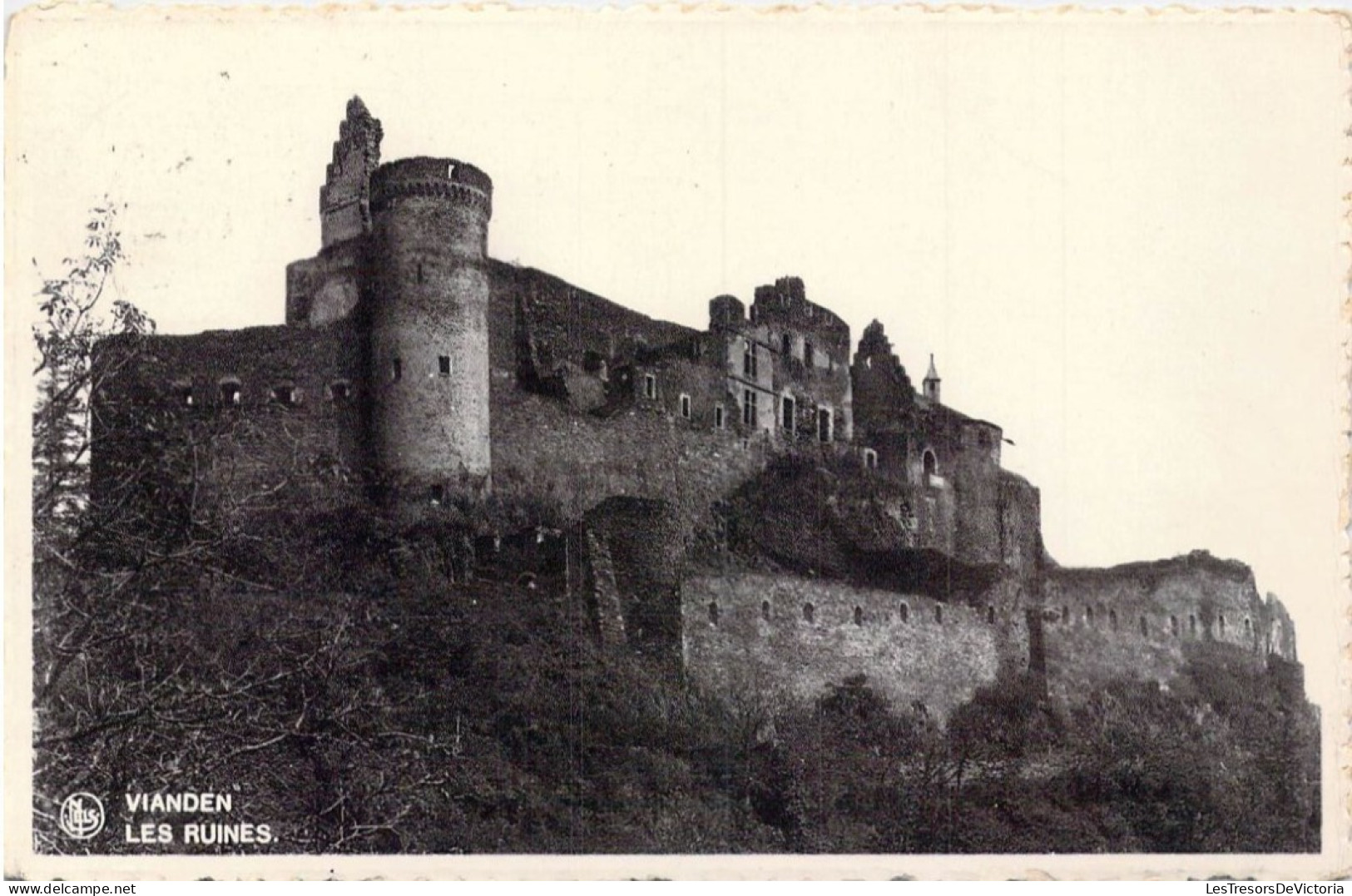 LUXEMBOURG - Vianden - Les Ruines - Carte Postale Ancienne - Vianden