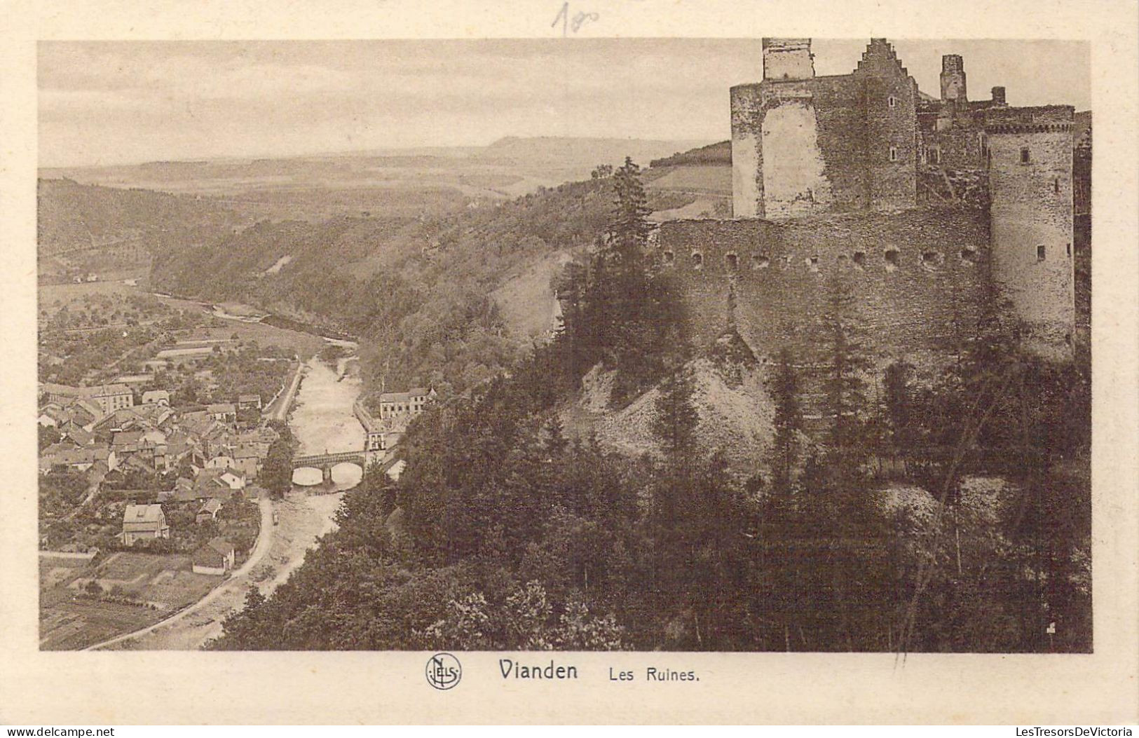 LUXEMBOURG - Vianden - Les Ruines - Carte Postale Ancienne - Vianden