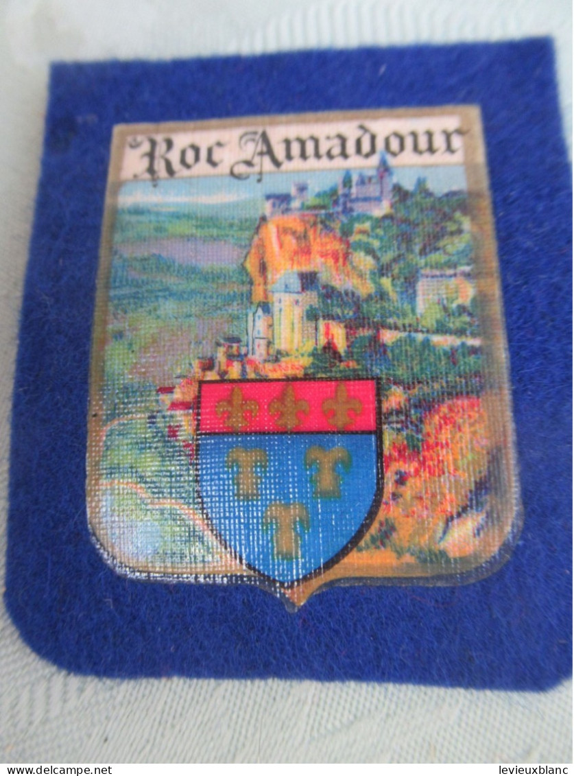 Ecusson Tissu Ancien / France / ROC AMADOUR /Lot / Vers 1970 - 1980                                 ET465 - Patches