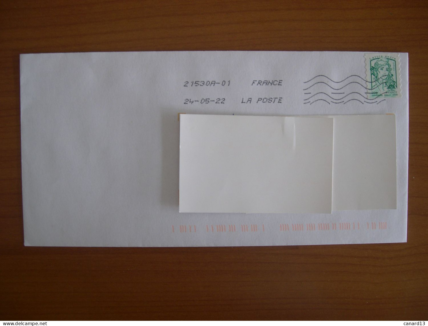 Marianne Ciappa N° 858 Sur Enveloppe Grosse Tache Verte - Cartas & Documentos