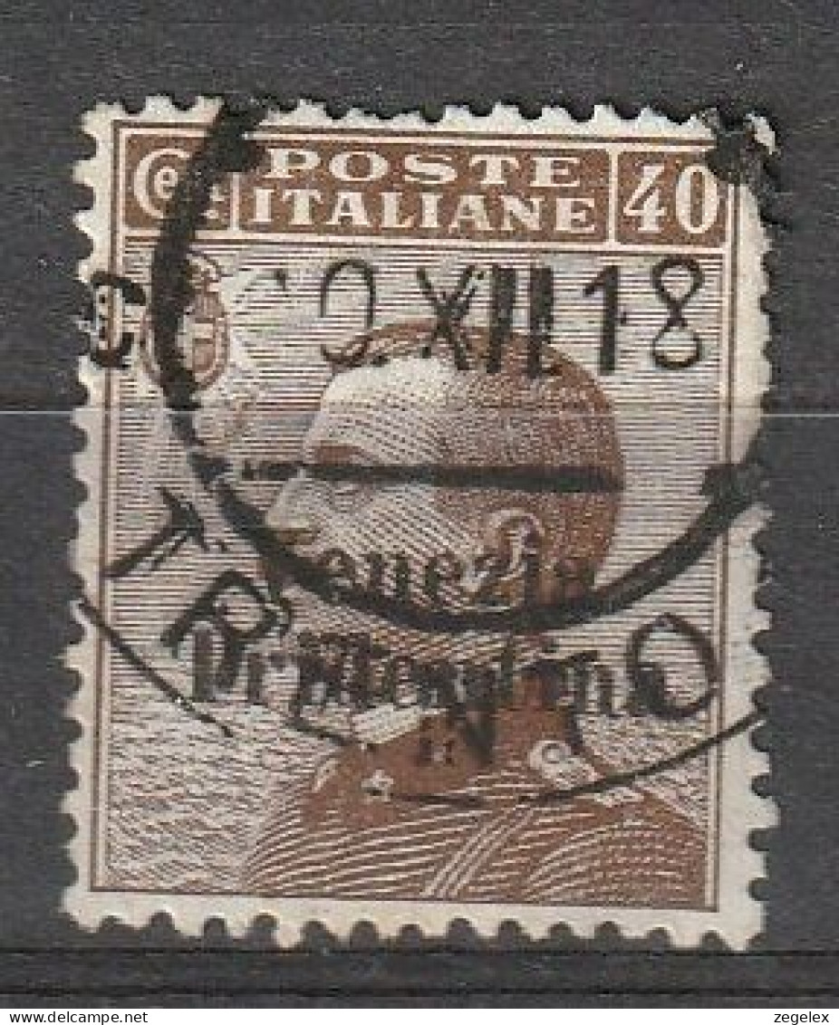 1918 Italia Venezia Tridentina, Trentino Alto Adige Mi.23 40c Braun (Cat 45 €) - Trentino