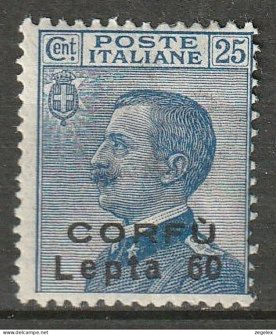 1923 Italia - Italienische Besetzung Corfu 60 Lepta Auf 25 MH*nicht Ausgegeben Mi. I - Korfu