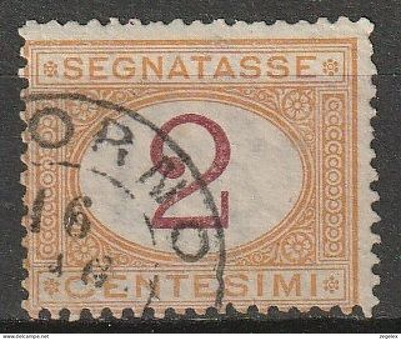 1870/94 Italia Porto (segnatasse). 2c. Michel 4 Used, Usato  - Taxe