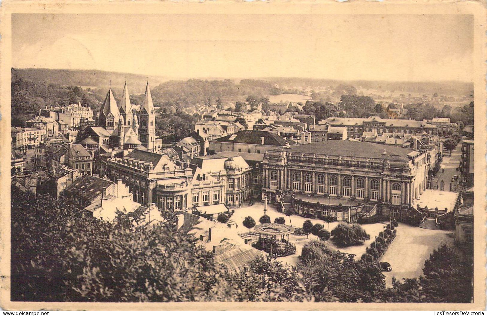 BELGIQUE - Spa - Eglise, Casino Et Kursaal - Carte Postale Ancienne - Spa