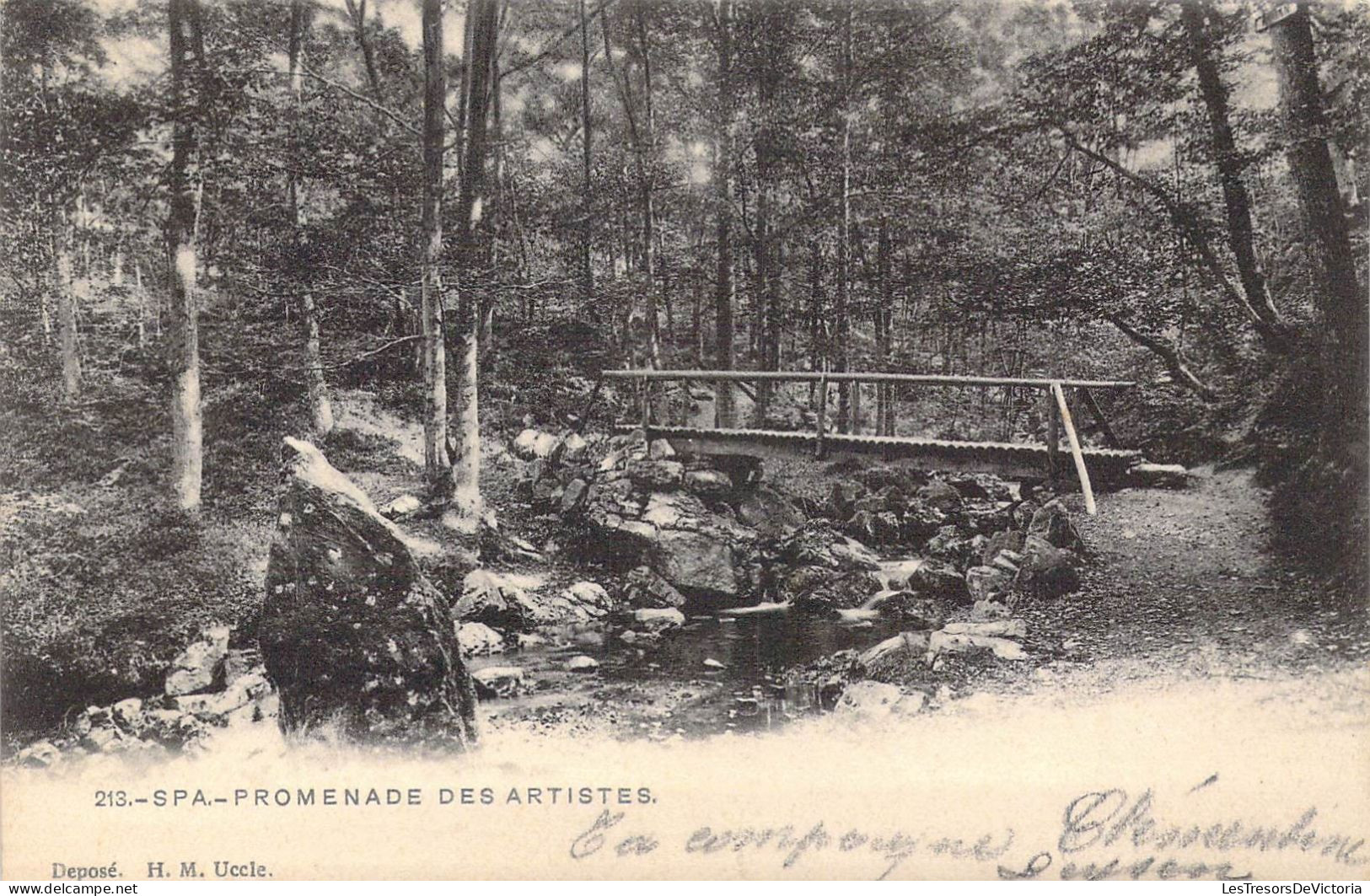 BELGIQUE - Spa - Promenade Des Artistes - Carte Postale Ancienne - Spa