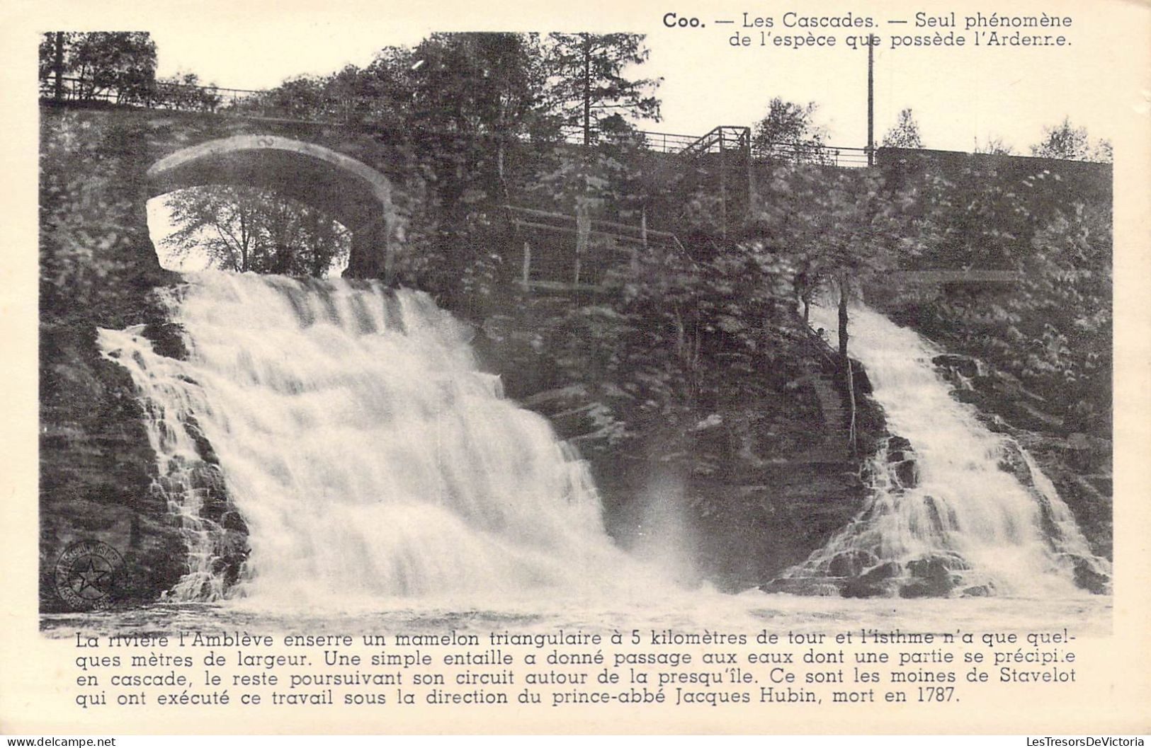 BELGIQUE - Coo - Les Cascades - Carte Postale Ancienne - Stavelot