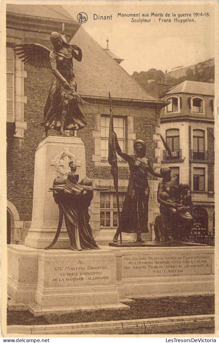 BELGIQUE - Dinant - Monument Aux Morts De La Guerre 1914-1918 - Carte Postale Ancienne - Dinant