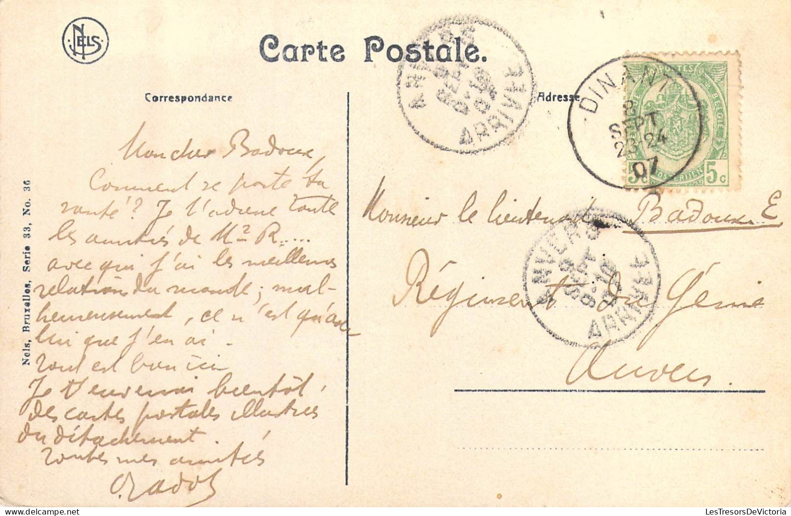 BELGIQUE - Dinant - Roche à Bayard - Carte Postale Ancienne - Dinant