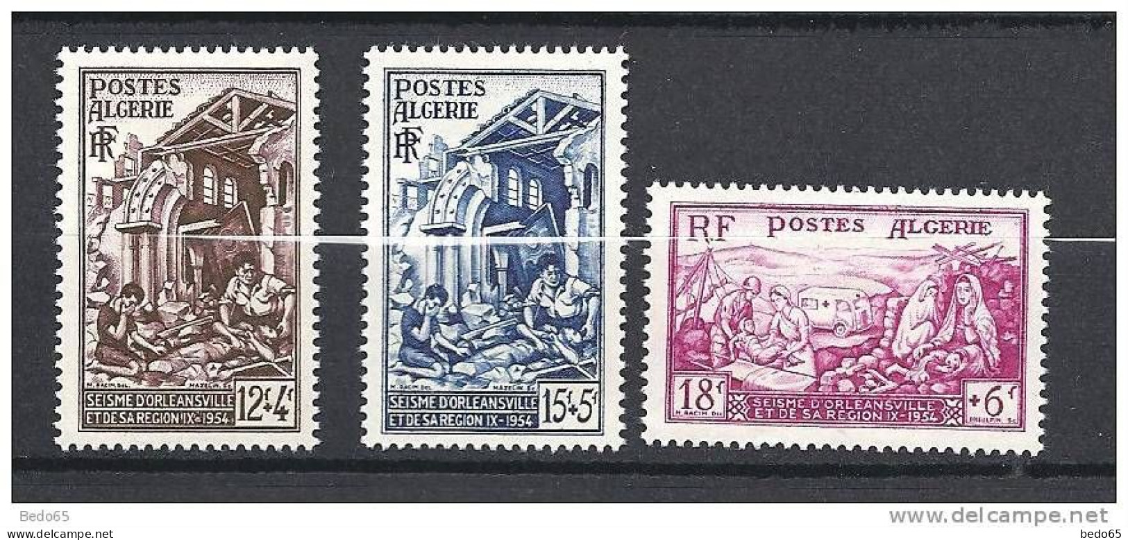 ALGERIE  N°319 à 324  NEUF* TTB  CHARNIERE / Hinge / MH - Neufs