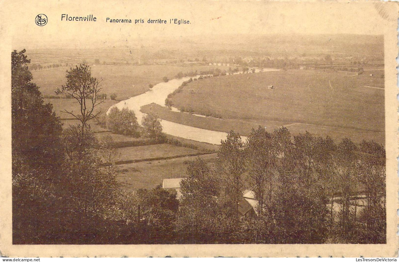 BELGIQUE - Florenville - Panorama Pris Derrière L'Eglise - Carte Postale Ancienne - Florenville