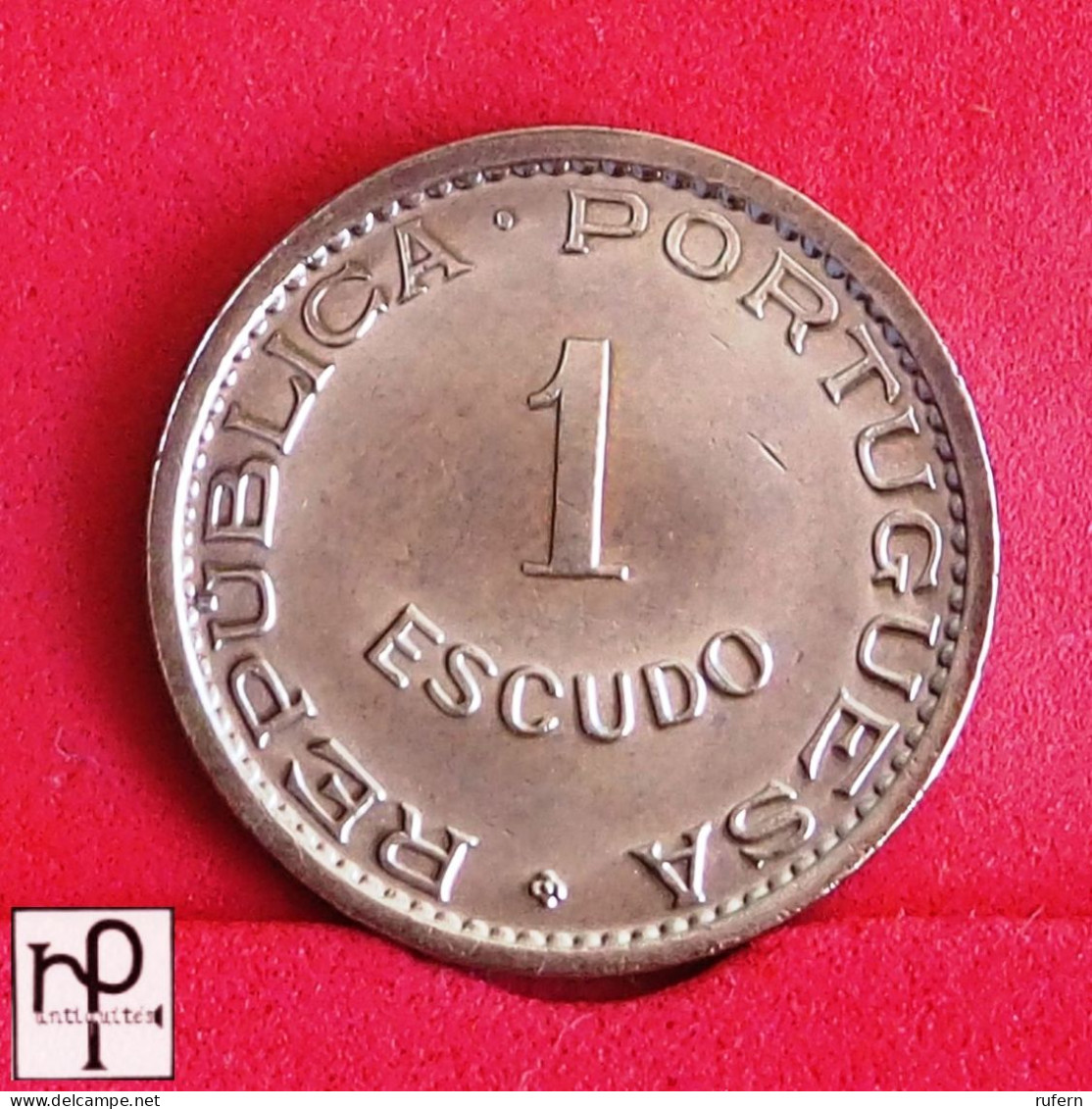 TIMOR 1 ESCUDO 1970 -    KM# 19 - (Nº56230) - Timor