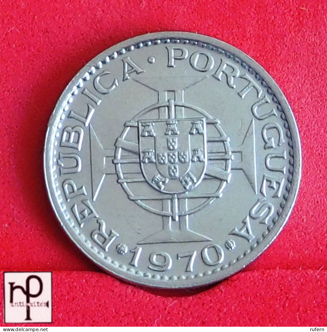 TIMOR 5 ESCUDOS 1970 -    KM# 21 - (Nº56232) - Timor